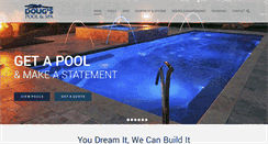 Desktop Screenshot of dougspoolandspa.com